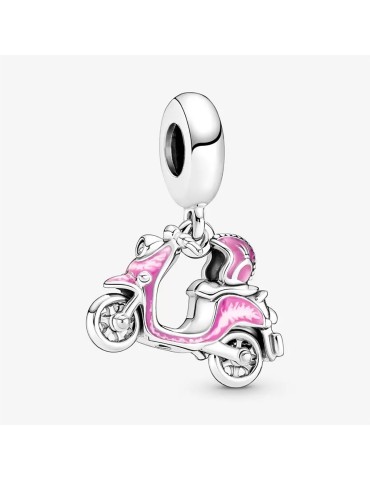 CHARM PENDENTE SCOOTER ROSA...